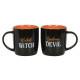 Wicked Witch and Handsome Devil Couples Mug Set