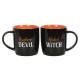 Wicked Witch and Handsome Devil Couples Mug Set