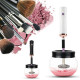 Electric Make up Brush Cleaner Dryer Set Machine Cosmetic Auto Clean Quick Dry - White