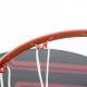 Basketball Hoop Stand Portable Adjustable Height 2.1-2.6m w/ Wheels, Sturdy Rim Stable Base, Black