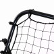 Adjustable Rebounder Net Kickback Target Goal for Teens Adults Training, Black