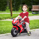 6V Honda Licensed Kids Motorcycle w/ Music, Training Wheels - Red