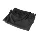 Womens Ladies Elastic Waist Drawstring Lace Hem Beach Shorts Pants Black - XL