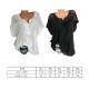 Plus Size Womens V Neck Lace Tops Shirt Ladies Summer Casual Blouse Pullover Tee - White 2XL