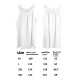 Girls Summer Halter Loose Vest Tank Tops Blouse Ladies Casual Sleeveless Shirt - M White