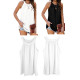 Girls Summer Halter Loose Vest Tank Tops Blouse Ladies Casual Sleeveless Shirt - M White