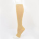 Open Toe Medical Compression Socks for Women Men Size XXL - Beige