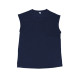 Mens Vest Tops Sleeveless Shirts T-Shirt Oversized Tee for Summer Gym Sports - Navy Size 2XL