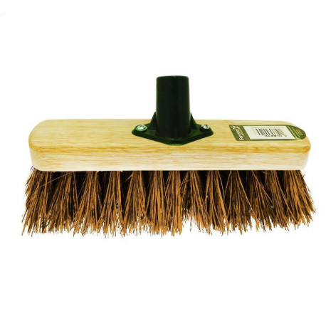 10 Inch Sweeping Bristle Brush Head Outdoor Broom Head for Garden