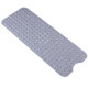 Non Slip Shower Mat Strong Suction Anti-Mold Rubber Mat 40x100cm - Grey