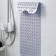 Non Slip Shower Mat Strong Suction Anti-Mold Rubber Mat 40x100cm - Grey