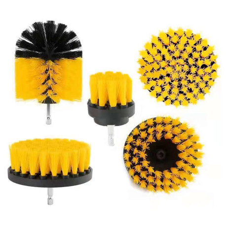 5 x Drill Attachment Cleaning Brush Set Power Scrub for Home Car Tile Bathroom