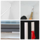 Self-adhesive Wall Triangle Trims Ceiling Edge Caulk Strip 12mm x 9mm - 3m White