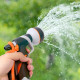 8 Patterns High Pressure Water Spray Gun Garden Hose Nozzle for Lawn Watering and Car Wash