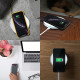 15W Fast Charging Pad Wireless Charger Type C Interface - Black