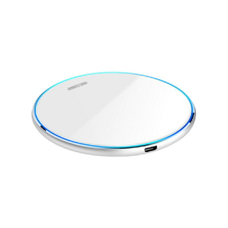 15W Fast Charging Pad Wireless Charger Type C Interface - White