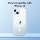 Clear Magnetic Safe Case Protective Phone Cover for iPhone 14 Plus