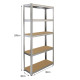 2 x 90cm Galwix &amp; Galwix Workbench Shelving Unit &amp; Mallet