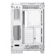 Corsair 6500X Dual Chamber Gaming Case w/ Glass Side &amp; Front, ATX, Mesh Panels, USB-C, Asus BTF Compatible, White