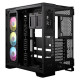 Corsair 6500X RGB iCUE Link Dual Chamber Gaming Case w/ Glass Side &amp; Front, ATX, 3x RGB Fans, Mesh Panels, USB-C, Asus BTF Compa