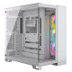 Corsair 6500X RGB iCUE Link Dual Chamber Gaming Case w/ Glass Side &amp; Front, ATX, 3x RGB Fans, Mesh Panels, USB-C, Asus BTF Compa