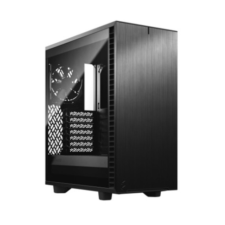 Fractal Design Define 7 Compact (Light TG) Gaming Case w/ Light Tint Glass Window, ATX, 2 Fans, Sound Dampening, Ventilated PSU 