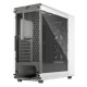 Fractal Design North Chalk White (TG Clear) Case w/ Clear Glass Window, ATX, 2 Fans, USB-C, Oak Front