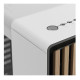 Fractal Design North Chalk White (TG Clear) Case w/ Clear Glass Window, ATX, 2 Fans, USB-C, Oak Front