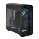 Fractal Design Torrent (RGB Light TG) Gaming Case w/ Light Tint Glass Windows, E-ATX, 5 ARGB Fans, Fan Hub, RGB Strip on PSU Shr