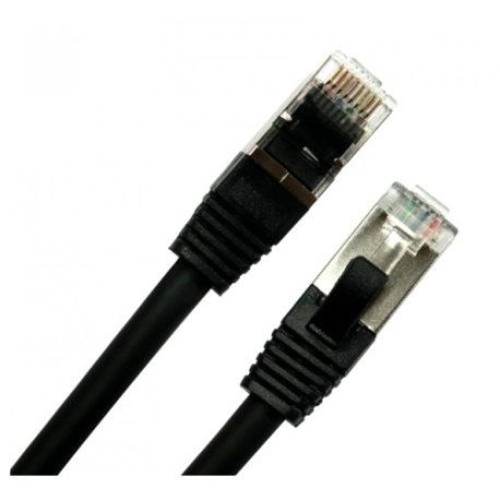 Spire CAT8.1 LSZH 26AWG Network Cable, 2 Metre, 40Gbps LAN, Full Copper, Flush Moulded, Black