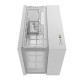 Corsair 2500D Airflow Dual Chamber Gaming Case w/ Glass Window, Micro ATX, Fully Mesh Panelling, USB-C, Asus BTF Compatible, Whi