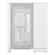 Corsair 2500D Airflow Dual Chamber Gaming Case w/ Glass Window, Micro ATX, Fully Mesh Panelling, USB-C, Asus BTF Compatible, Whi