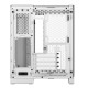 Corsair 2500X Dual Chamber Gaming Case w/ Glass Side &amp; Front, Micro ATX, Mesh Panels, USB-C, Asus BTF Compatible, White