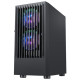 CiT Slammer Gaming Case w/ Glass Side, Micro ATX, Mesh Front, 3 ARGB Fans, LED Control Button, 240mm Radiator Support