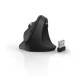 Hama Vertical Ergonomic EMC-500 Wired Optical Mouse, 6 Buttons, Browser Buttons, 1000-1800 DPI, Black *Right Handed version*