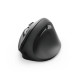 Hama Vertical Ergonomic EMC-500 Wired Optical Mouse, 6 Buttons, Browser Buttons, 1000-1800 DPI, Black *Right Handed version*