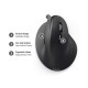 Hama Vertical Ergonomic EMC-500 Wired Optical Mouse, 6 Buttons, Browser Buttons, 1000-1800 DPI, Black *Right Handed version*