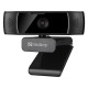 Sandberg USB Autofocus DualMic 1080p Webcam, Glass Lens, Autofocus, Auto Light Adjust, Digital Zoom, Stereo Mic, Clip-on/Stand, 