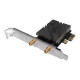 Asus (PCE-BE92BT) BE9400 Wi-Fi 7 Tri-Band PCI Express Adapter, Bluetooth 5.4, WPA3, External Base/Antennas