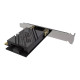 Asus (PCE-BE92BT) BE9400 Wi-Fi 7 Tri-Band PCI Express Adapter, Bluetooth 5.4, WPA3, External Base/Antennas