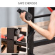 Adjustable Weight Bench with Leg Developer Barbell Rack for Weight Lifting and Strength Training Multifunctional Workout Station