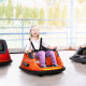 Bumper Car, 360° Rotation Spin 12V Kids Electric Car with Lights, Music, for Ages 1.5-5 Years - Orange