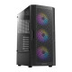 Antec AX20 Gaming Case w/ Glass Window, ATX, 3 Front RGB Fans, Mesh Airflow