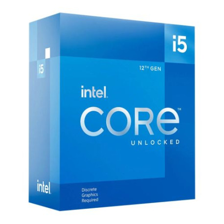 Intel Core i5-12600KF CPU, 1700, 3.7 GHz (4.9 Turbo), 10-Core, 125W (150W Turbo), 10nm, 20MB Cache, Overclockable, Alder Lake, N