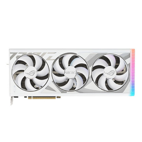 Asus ROG STRIX RTX4090 White OC, PCIe4, 24GB DDR6X, 2 HDMI, 3 DP, 2640MHz Clock, Overclocked, RGB Lighting