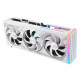 Asus ROG STRIX RTX4090 White OC, PCIe4, 24GB DDR6X, 2 HDMI, 3 DP, 2640MHz Clock, Overclocked, RGB Lighting