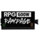 GameMax 600W RPG Rampage PSU, Fully Wired, 80+ Bronze, Flat Black Cables, Power Lead Not Included