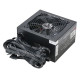 Vida Lite 650W ATX PSU, Fluid Dynamic Ultra-Quiet Fan, PCIe, Flat Black Cables, Power Lead Not Included