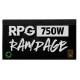 GameMax 750W RPG Rampage Fully Modular PSU, 80+ Bronze, Flat Black Cables, Power Lead Not Included