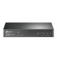 TP-LINK (TL-SF1009P) 9-Port 10/100 Unmanaged Desktop Switch, 8 Port PoE+, Steel Case